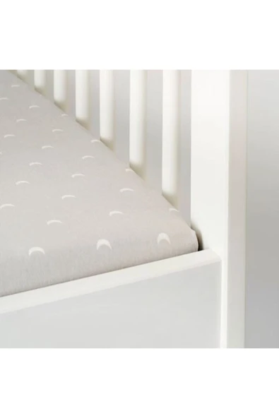 IKEA 2 Li Lastikli Çarşaf Seti, Bebek Beyaz-kahverengi 60x120 Cm Pamuklu-beşik Için - 2