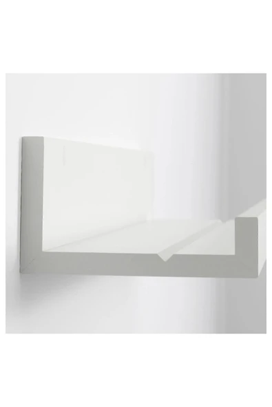IKEA Ahşap Duvar Rafı Uzunluk: 55 Cm İkea Fotoğraf Çerçevesi Rafı Beyaz Raf Mdf