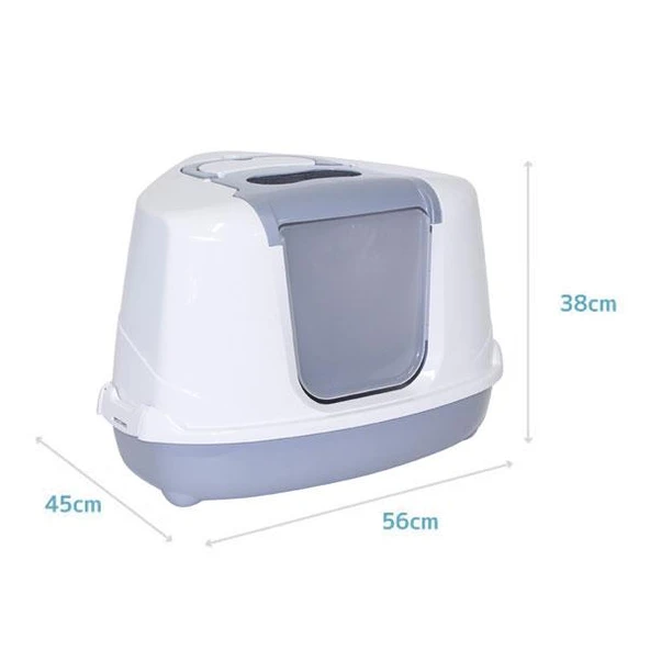 Moderna Köşeli Tuvalet Gri - 2