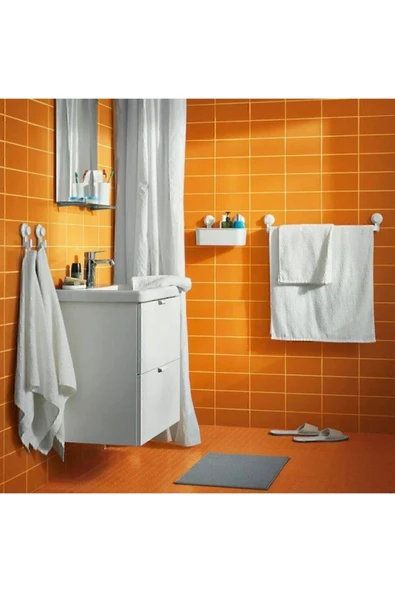IKEA Banyo Tuvalet Paspası Ev Içi Kullanım Desensiz 40x60cm - 6