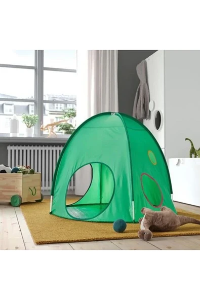 IKEA DVARGMAS Yeşil 98x80 cm Çocuk Odası Oyun Çadırı - 4