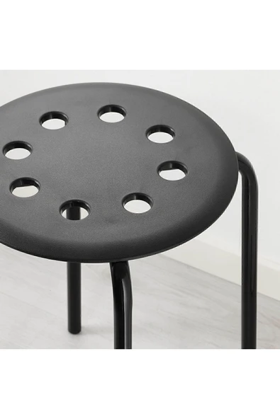 IKEA Marıus Tabure Siyah - 5