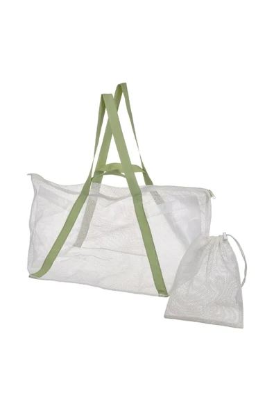 IKEA Dajlien çanta,  beyaz, 50x36x39 cm/40 lt plaj spor çantası