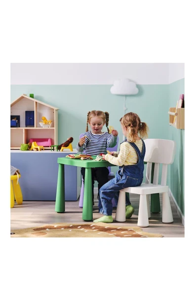 IKEA Mammut Çocuk Masası Yeşil Dikdörtgen 77x55 cm - 2