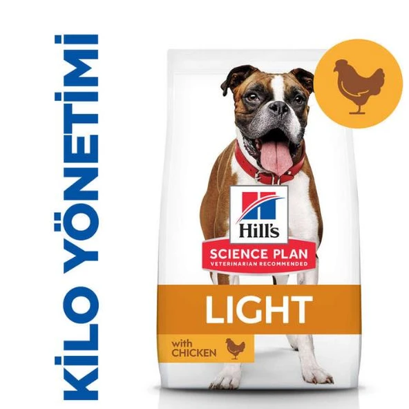 Hills Light Medium Adult Tavuklu Yetişkin Köpek Maması 14Kg ürün görseli