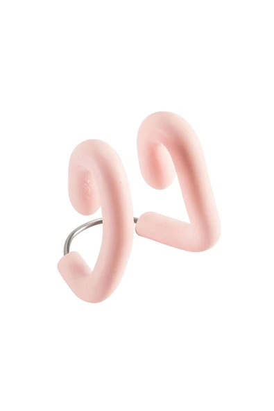 Decathlon Ayarlanabilir Burun Tıkacı - Çelik/Lateks - Açık Pembe - 2