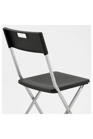 IKEA Gunde Katlanır Sandalye - Siyah - 6