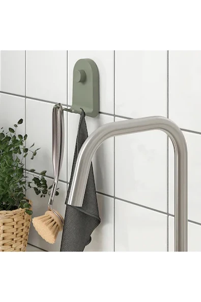 IKEA Vantuzlu 3 Lü Kanca Askı Mutfak Malzemeleri Askısı 7x11 Cm - 4
