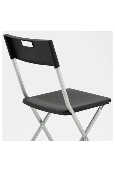 IKEA Gunde Galvanizli Çelik Katlanabilir Taşınır Sandalye Beyaz - 2