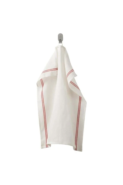 IKEA Hıldegun Kurulama Bezi Beyaz-kırmızı 45x60 Cm 00484007