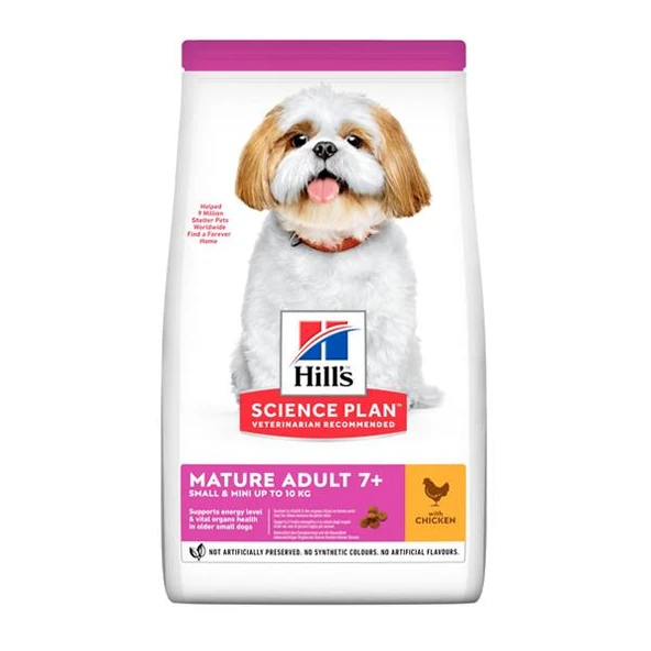 Hills Small Mini Mature Tavuklu Yaşlı Köpek Maması 1,5Kg