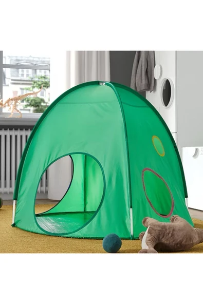 IKEA Çocuk Oyun Çadırı MeridyenDukkan Yeşil Renk 98x80 cm Çadır Oyun Evi