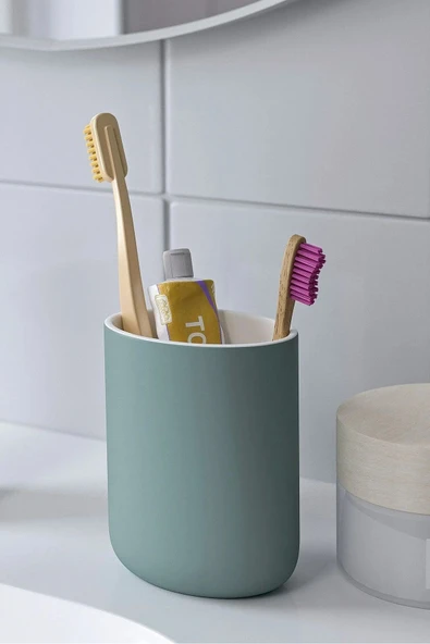 IKEA Ekoln Diş Fırçalık, Turkuaz Renk, 1 adet - 2