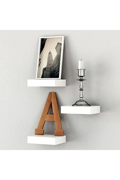 IKEA Lack Duvar Rafı 30x26 Cm - Beyaz - 4
