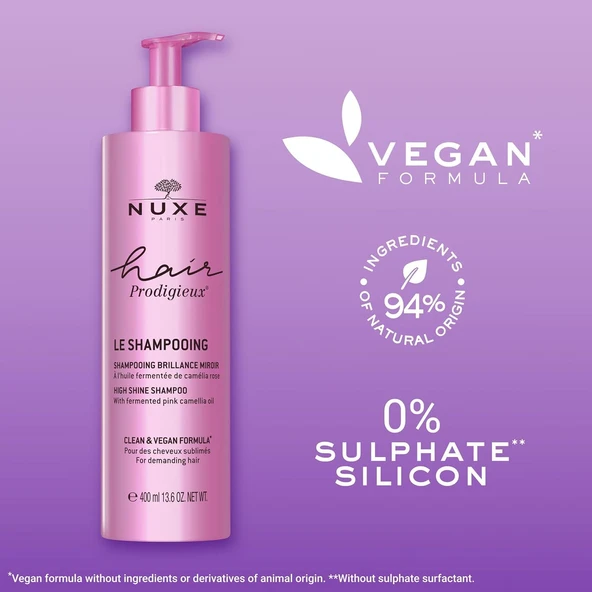 Nuxe Hair Prodigieux Le Shampooing Yoğun Parlaklık Veren Şampuan 400 ml 2 Adet - 5