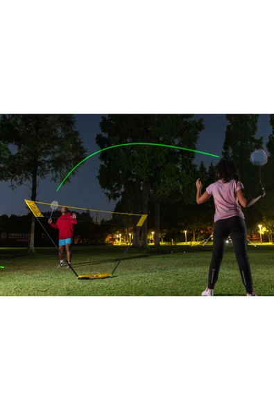 Decathlon Perfly Aydınlatmalı Badminton Topu - Feenixx Nite 530 X3 - 8