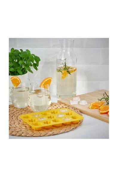 IKEA Parlak Sarı Yıldızlı, Deniz Kabuklu Buz Kalıbı - 4