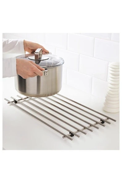 IKEA LAMPLIG METAL NİHALE 50X28 CM TENCERE TAVA NİHALESİ - 3