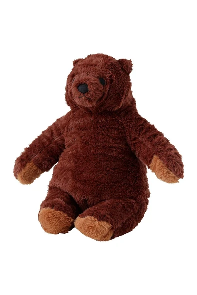 IKEA DJUNGELSKOG  yumuşak oyuncak, kahverengi, 28 cm