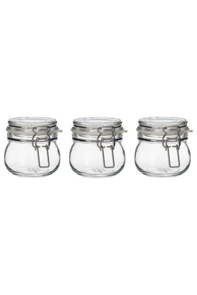 IKEA Korken Kavanoz 13 Cl. 3 Ad. Saydam Cam