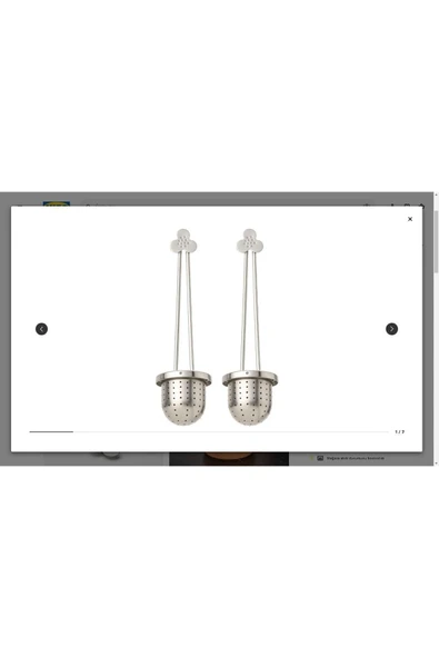 IKEA ÄNGSBLÅVINGE çay süzgeci, paslanmaz çelik, 14 cm, 2 adet - 2