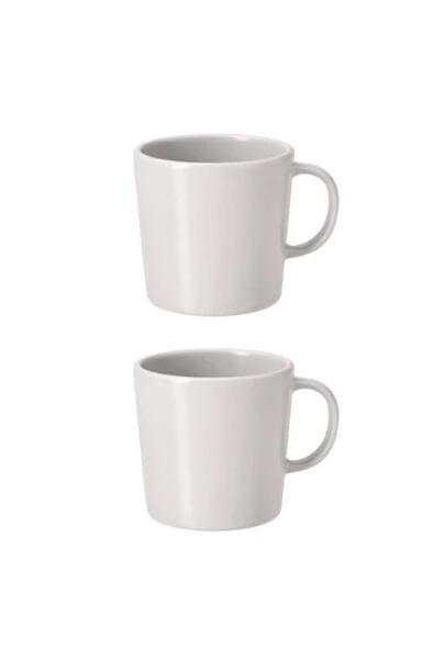 IKEA Dınera 2'li Büyük Kupa Bardak Bej 300 Ml