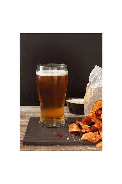 IKEA 4 Adet Bira Bardağı Yükseklik 16 Cm İkea 4'lü Set Şeffaf Cam Bardak Hacim 500 ml - 4