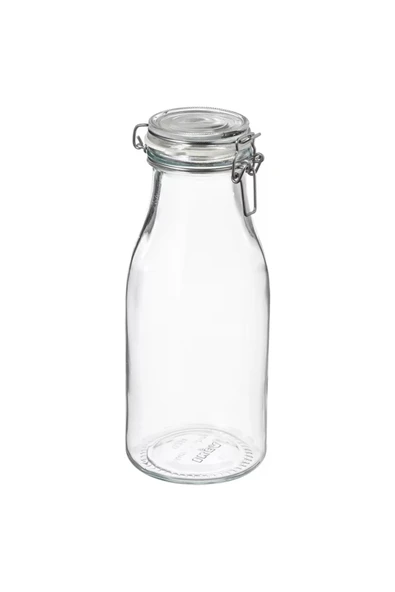 IKEA KORKEN 1 LT 23 CM HAVA SIZDIRMAZ KİLİTLİ KAPAKLI CAM KAVANOZ - 3
