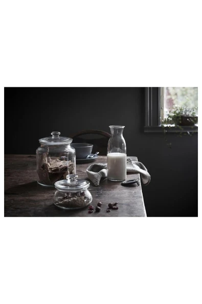 IKEA Cam Kapaklı Kavanoz 1,9 Litre Vakum Özellikli Şeffaf Kavanoz - 4