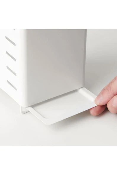IKEA Çatal-bıçak-kaşıklık Beyaz Renk 18 Cm Çekmeceli,delikli Sade,modern Kaşıklık - 3