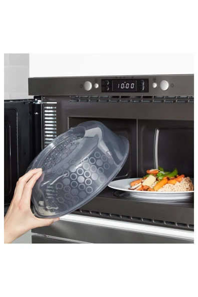 IKEA PRICKIG IKEA MİKRODALGA İÇİ KAPAK MİKRODALGA KAPAĞI TABAK KAPAĞI 26CM - 2