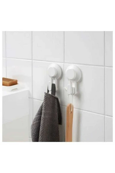 IKEA TISKEN duvar askısı, beyaz, 2 adet - 2