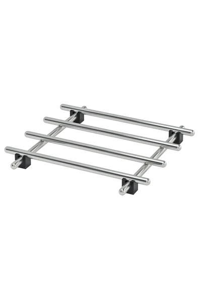 IKEA 2 Adet Nihale 18x18 Cm İkea 2'li Set Tencere Tava Altlığı Metal Altlık Paslanmaz Çelik - 4