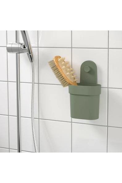 IKEA Öbonas Vantuzlu Kutu, Gri-yeşil - 2