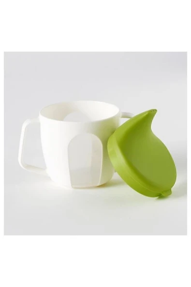 IKEA Börja Bebek Suluk Biberon Alistirma Bardağı Yeşil Beyaz - 3