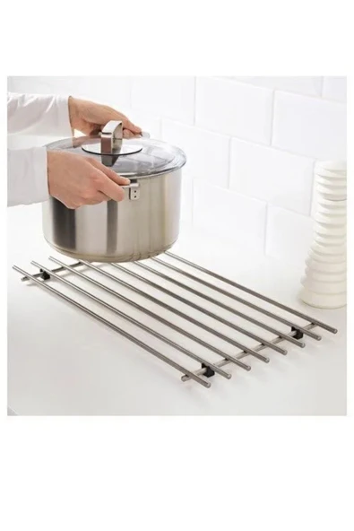 IKEA Premium Ürün Kaliteli Üretim Dayanıklı Pratik Kullanımı Kolay Paslanmaz Çelik Nihale LÄMPLIG - 2
