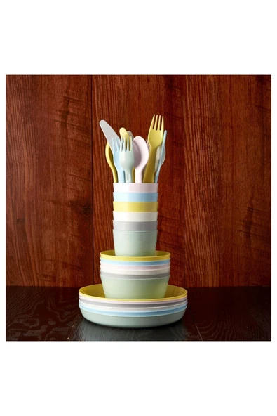 IKEA 6'lı Çocuk Bardak Seti, Pastel Tonlar - 2