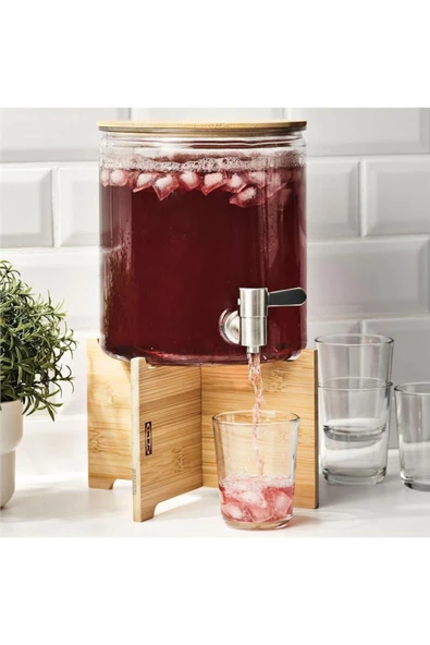 IKEA Ögontröst Sürahi Standı Bambu 22x22x14 Cm 10539108 - 2