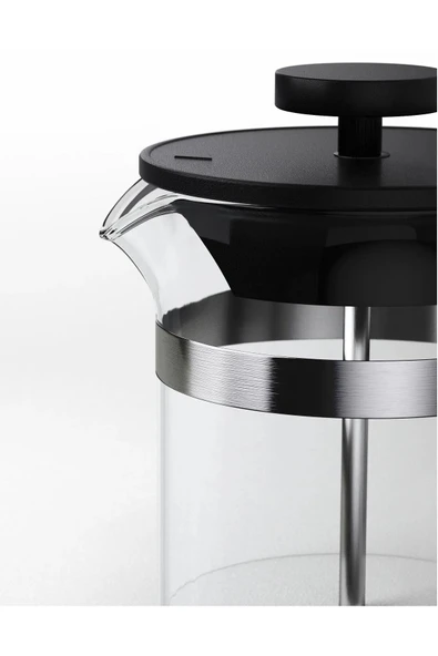 IKEA KALİTELİ Cam French Press Hacim 400 ml İkea Bitki Çayı Kahve Demliği Şeffaf Yükseklik 17 Cm - 3