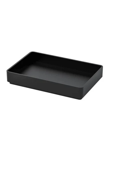 IKEA Banyo Düzenleyici Aksesuar  Siyah Renk Banyo Tepsisi 10x15 Cm