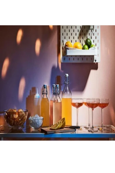 IKEA Premium Ürün Kaliteli Dayanıklı Sızdırmaz Kilitlenebilir Kullanışlı 0.5 L Sürahi Karaf - 4