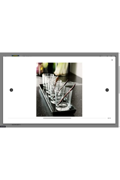 IKEA Godıs Bardak Seti, Saydam Cam, 23 Cl, 6 Adet - 3