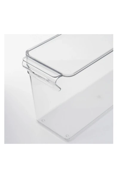 IKEA KLIPPKAKTUS buzdolabı için saklama kutusu, şeffaf, 32x10x15 cm - 3