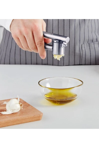 IKEA Premium Ürün Rende + Sarımsak Ezici + Patates Ezici 3'lü Mutfak Gereçleri Seti Yemek Hazırlık - 4