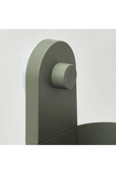 IKEA Öbonas Vantuzlu Kutu, Gri-yeşil - 5