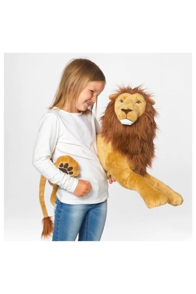 IKEA Yumuşak Peluş Oyuncak 70 Cm Aslan Çocuk Oyuncak - 2