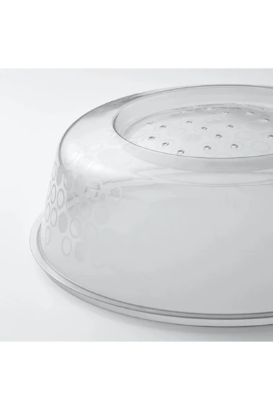 IKEA Mikrodalga İçin Kapak Çap: 26 cm İkea Yemek Isıtma Kapağı Plastik Yükseklik: 9 cm - 4