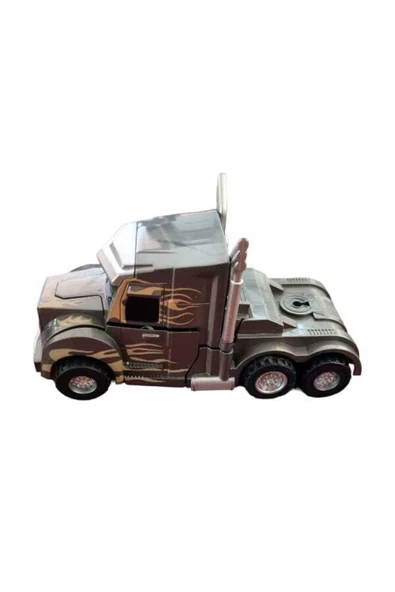CAN Transformers Tarzı Tıra Dönüşen 14 Cm Optimus Prime Robot - 3