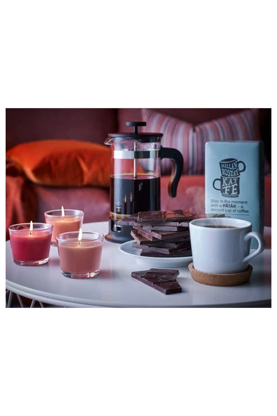 IKEA Isıya Dayanıklı French Press Cam Demlik 1 Lt 22 Cm Paslanmaz Çelik - 6