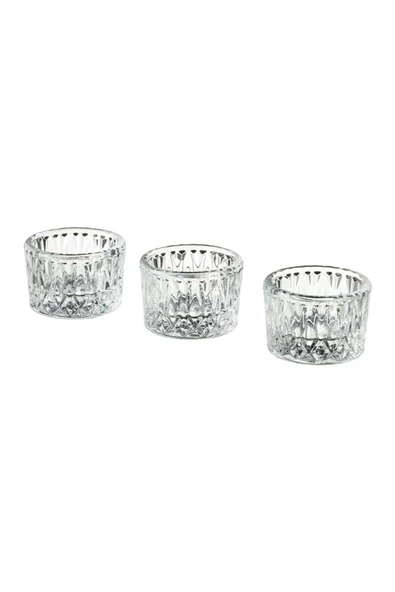 IKEA Smallspırea Tealight Mumluk Cam 4 Cm 3 Adet 30542181 - 2